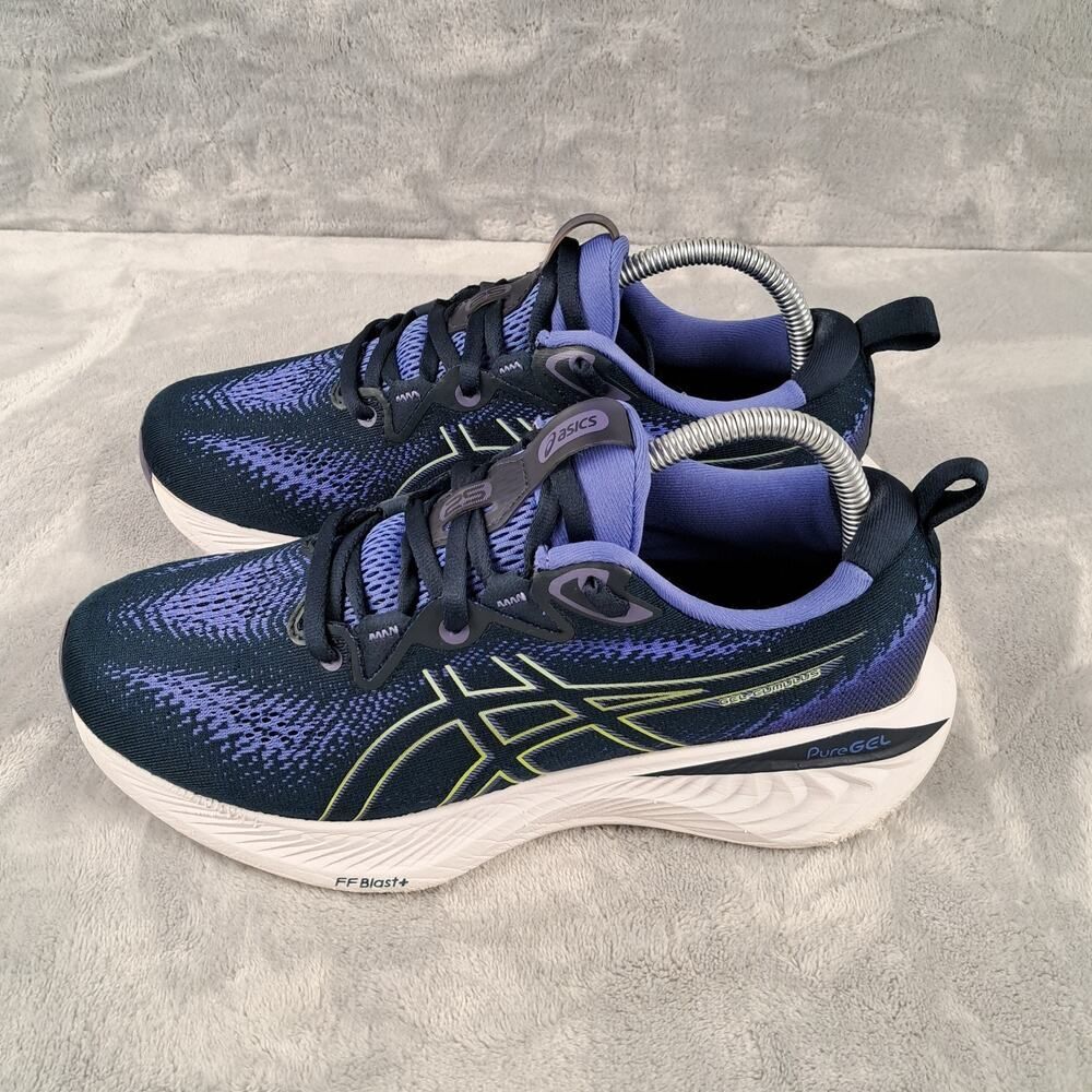 Asics Gel-Cumulus 25 Blue White Running Shoes Cushioned 1012B441 Womens Size 8.5 - Picture 3 of 12